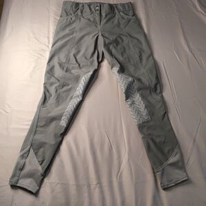 Ghodho Elara Breeches T600 Sage Green Women's Pants Sz 28 Stretch.